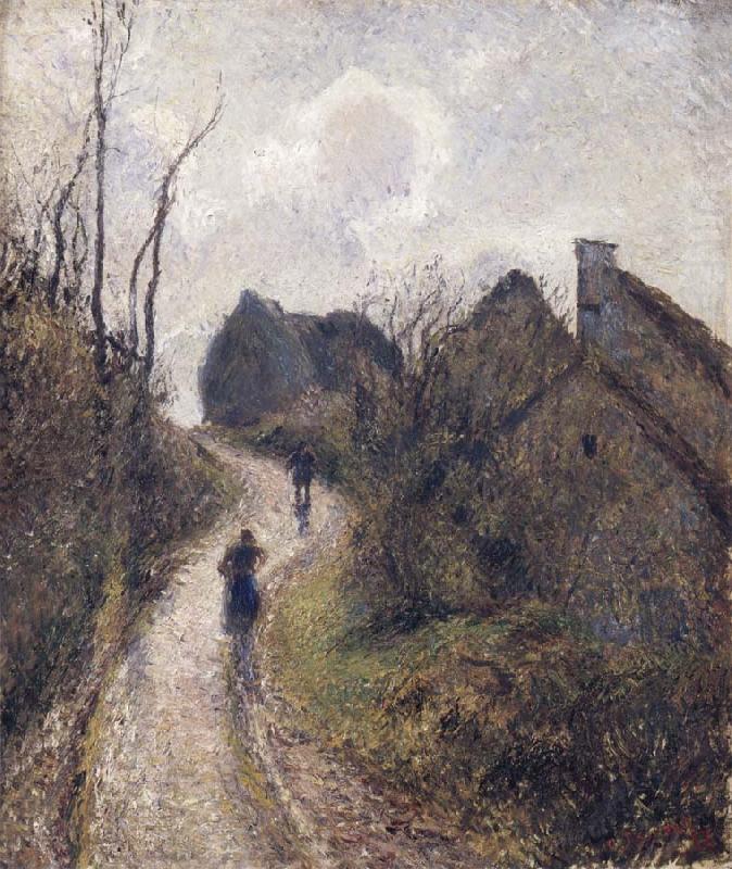 Camille Pissarro Steep road at Osny china oil painting image